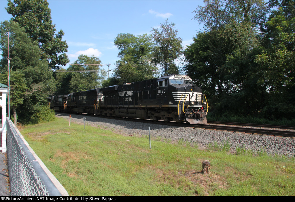 NS 8183 leads train 15T